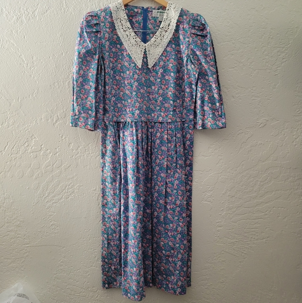 Jane Shaffhausen Belle France Vintage Dress Size 10